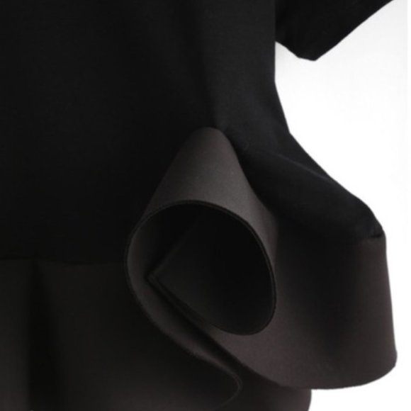 English Factory Black Peplum Top - Picture 6 of 7
